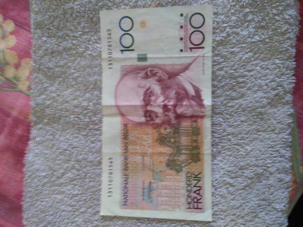 100 francos belgas antigos