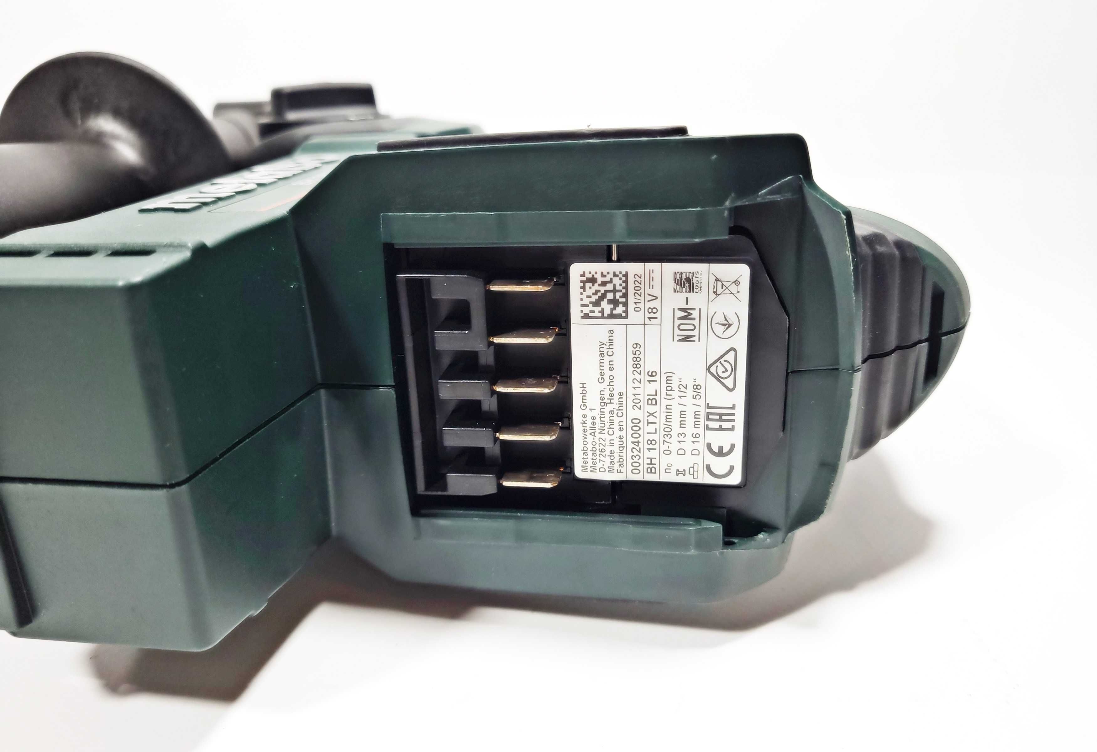 Akumulatorowa młoto-wiertarka Metabo BH 18 LTX BL 16 + 4.Ah K&B Handel