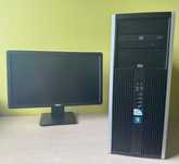 Komputer HP Compaq 8000 + monitor Dell