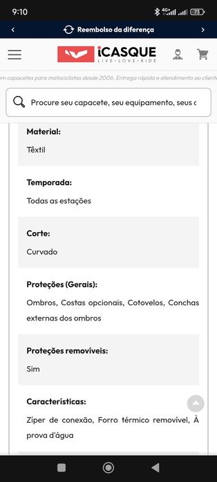 Casaco mota Dainese Senhora 42