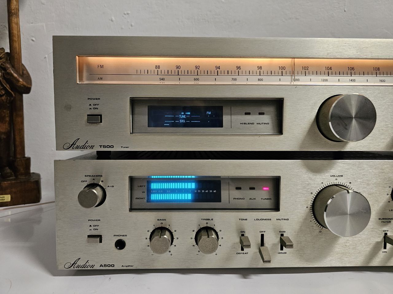 Wzmacniacz, tuner Audion A500/T500 , Japan