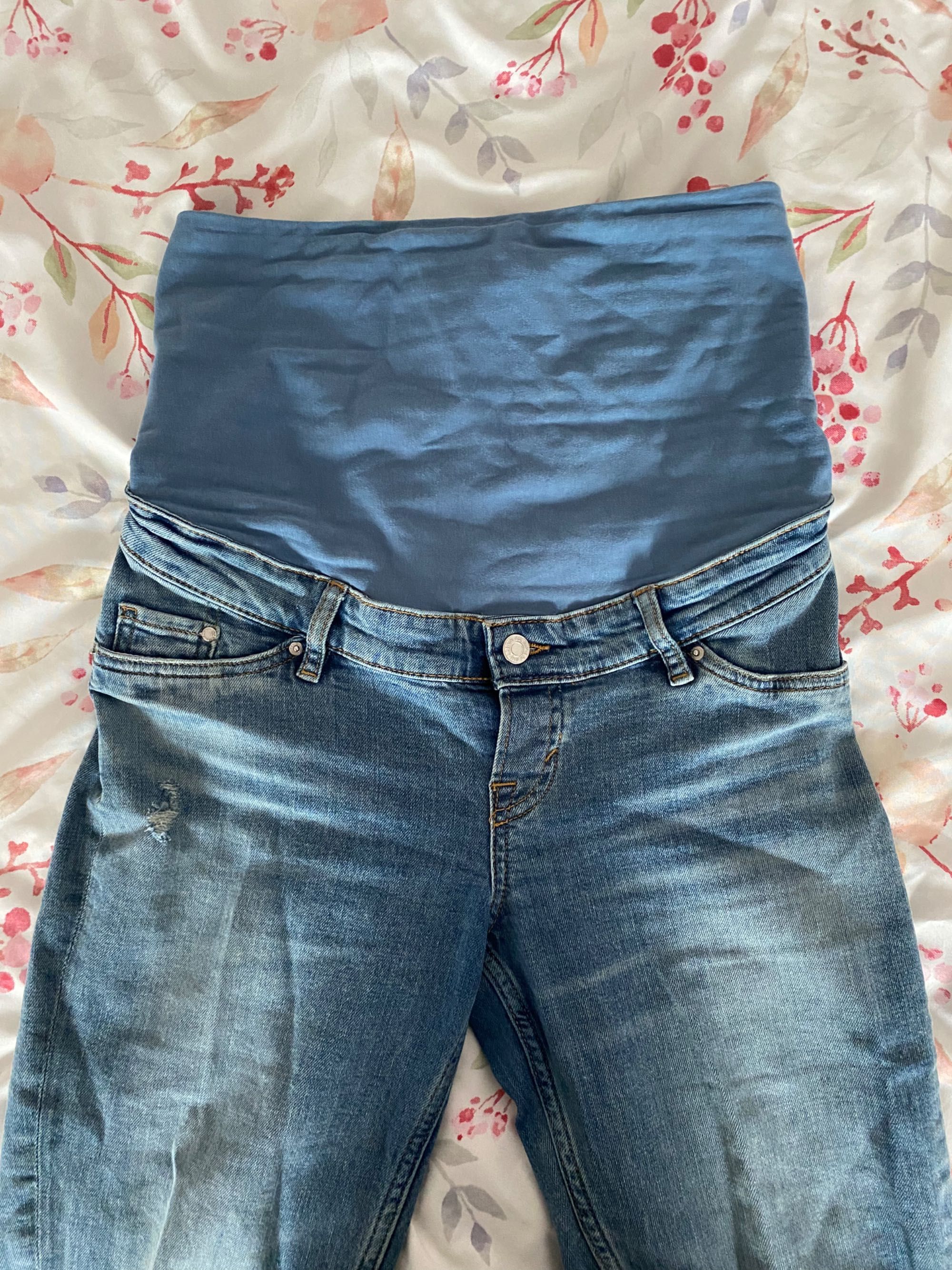 Spodnie ciążowe mom jeans jeansy dżinsy S 36 H&M