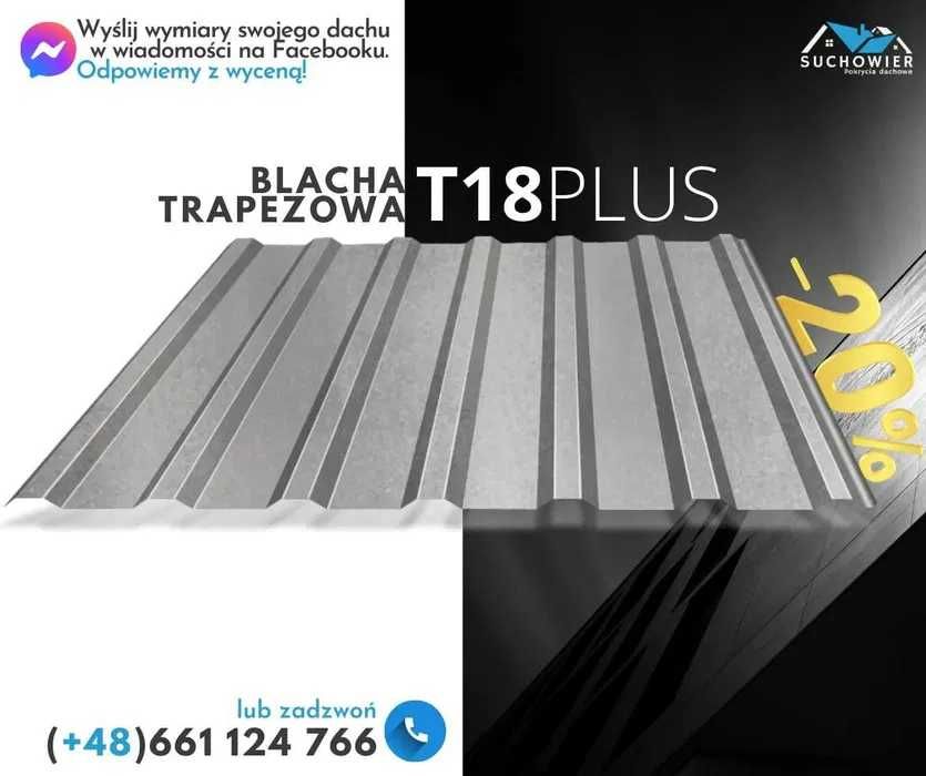 Blacha Dachowa Trapezowa, Dach, Trapez T18 T35 T55 Gat 1, Alucynk Filc