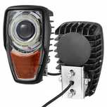 Lampa przednia zespolona Heli LED Wózek JCB Koparka CAT Soczewka
