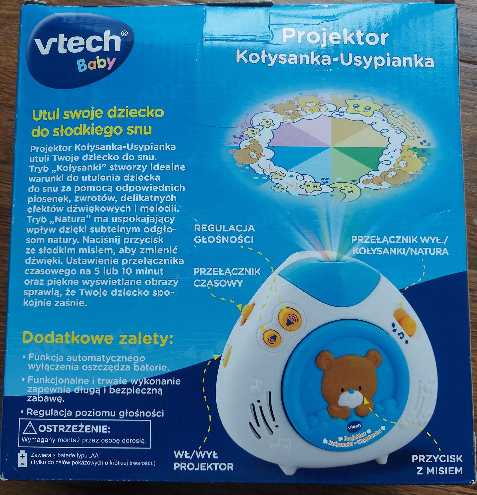 Projektor kołysanka usypianka