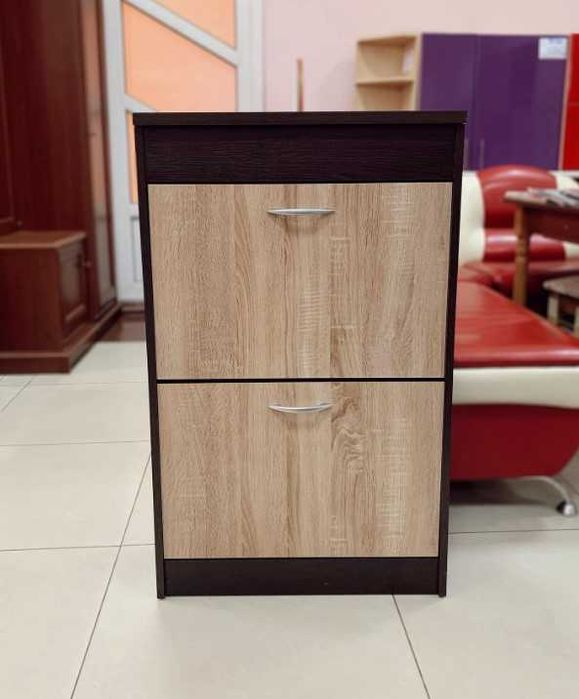 Тумбадля взуття на 2 полички 60/80 см Нова зі складу Венге/Самоа