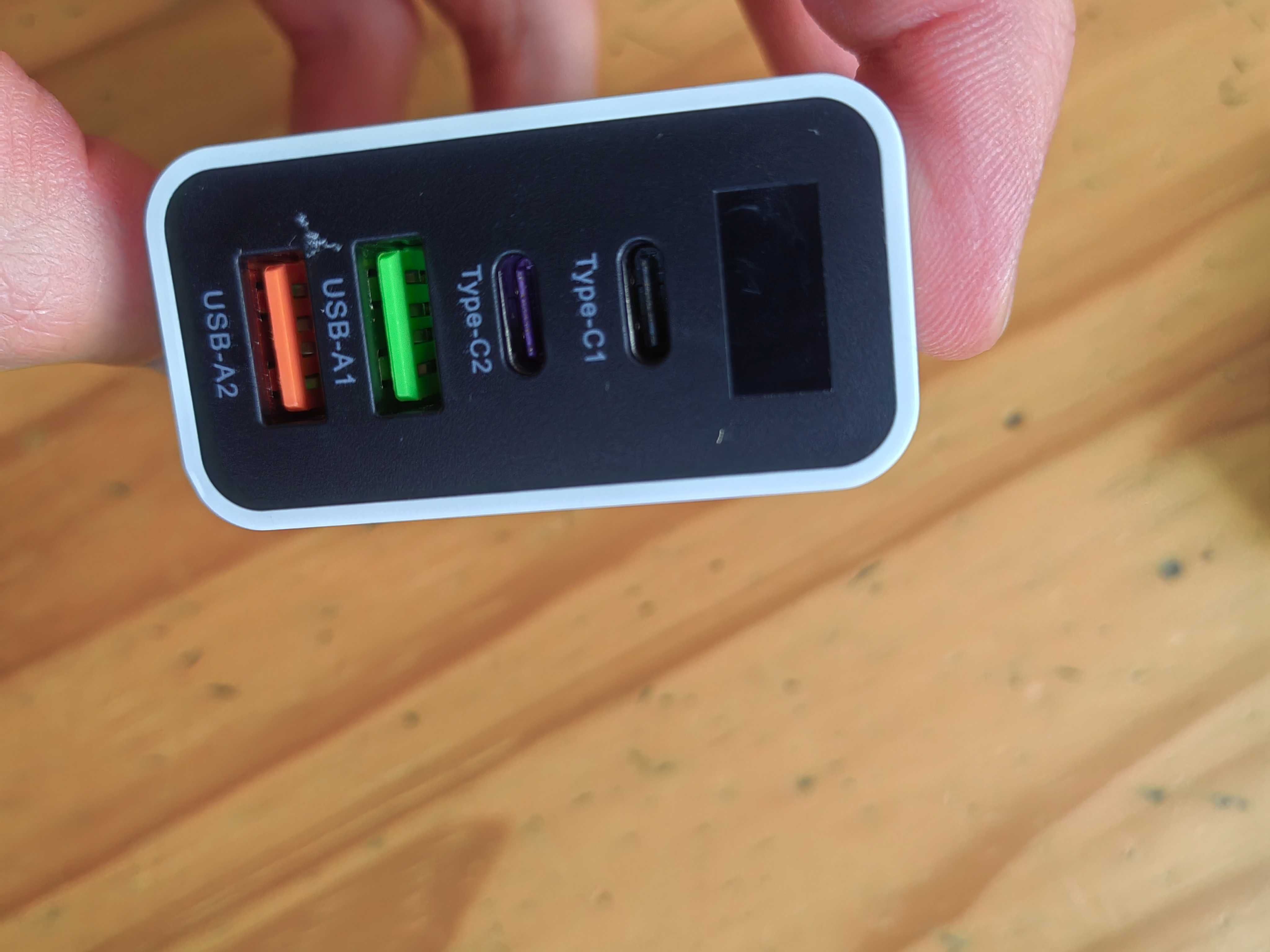 Ładowarka 45W 4x USB | Szybkie ładowanie QC 3.0 + PD