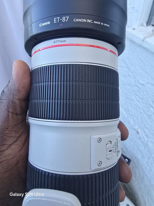 Objetiva Canon EF 70-200mm f2.8L IS III USM Como Nova com garantia