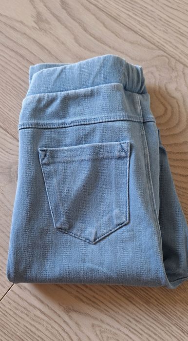 Spodnie jeansowe elastyczne leginsy 146 smyk cool club