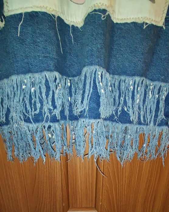 Kurtka jeansowa długa