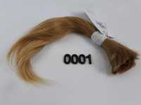 Włosy dziewicze w kitce proste podatne piaskowy blond 30cm 54g