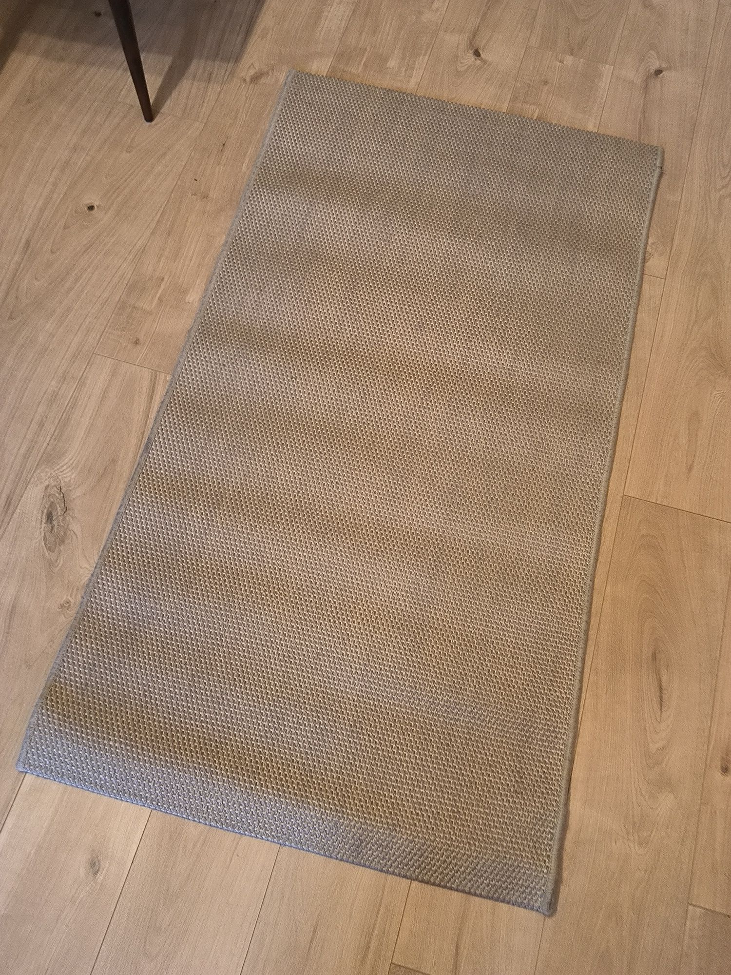 Dywan Ikea Vodskov 50x180 juta sizal tkany naturalny szary biurowy