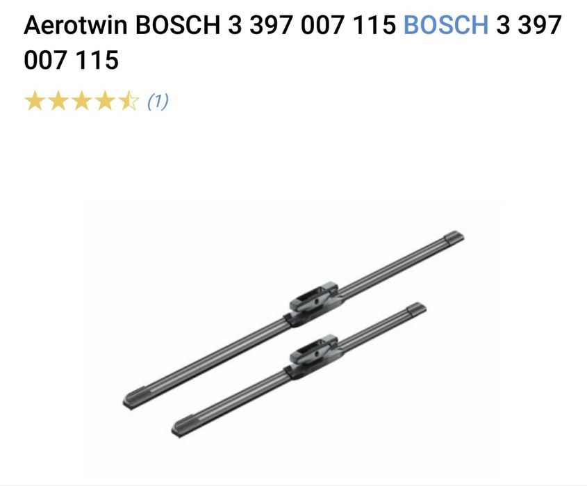 Escovas bosch novas e embaladas