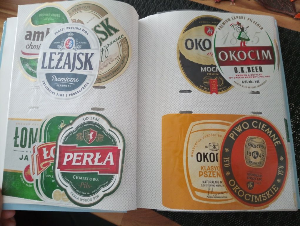 Kolekcja polskich etykiet z piwa 272 szt birofilistyka