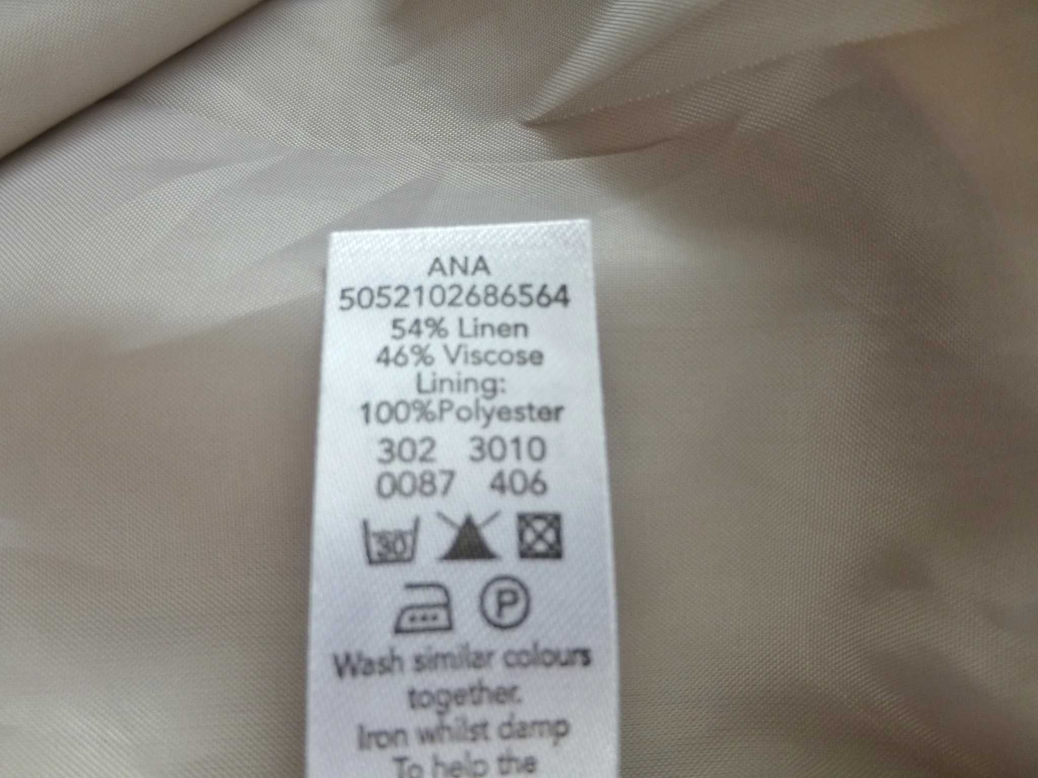 George Elegancki lniany damski żakiet XL