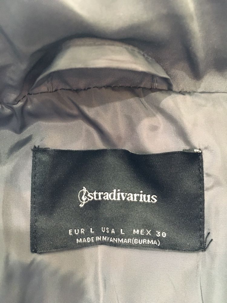Пуховик женский, пуховое пальто Stradivarius L