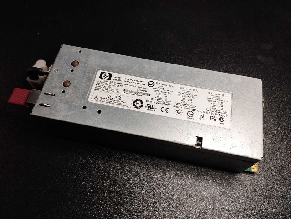 Fonte de alimentação HP 1000W