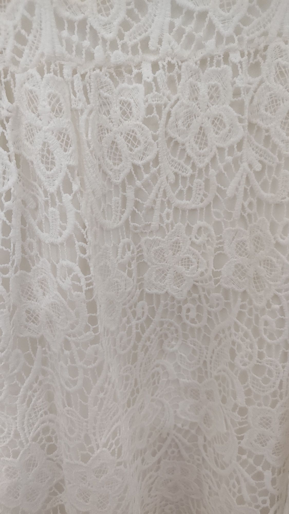 Vestido de renda branco