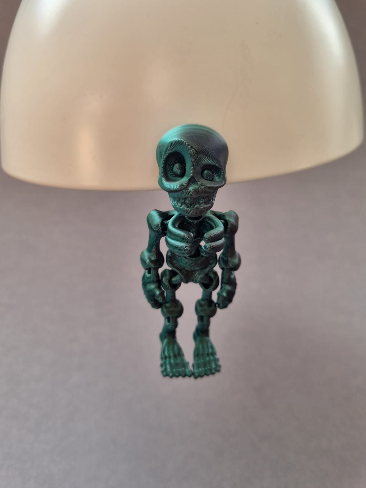 Magnetyczny Szkielet 3D – Zielono-Czarny – PLA