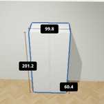 Roupeiro modular pax/tonstad Ikea branco