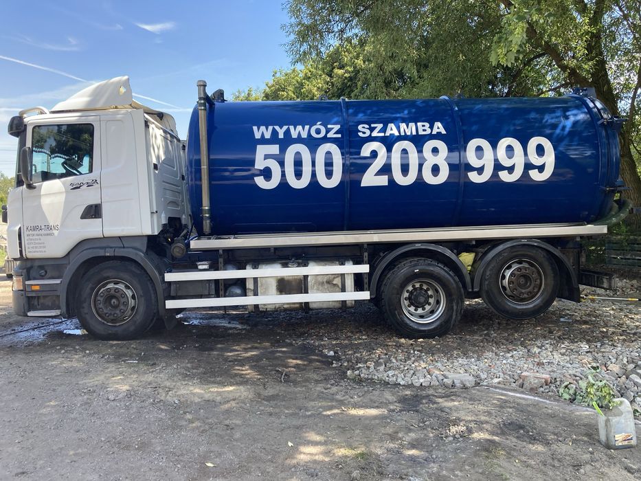 Wywóz szamba oczyszczalni pompowanie ścieków Ruda Śl. Zabrze Gliwice