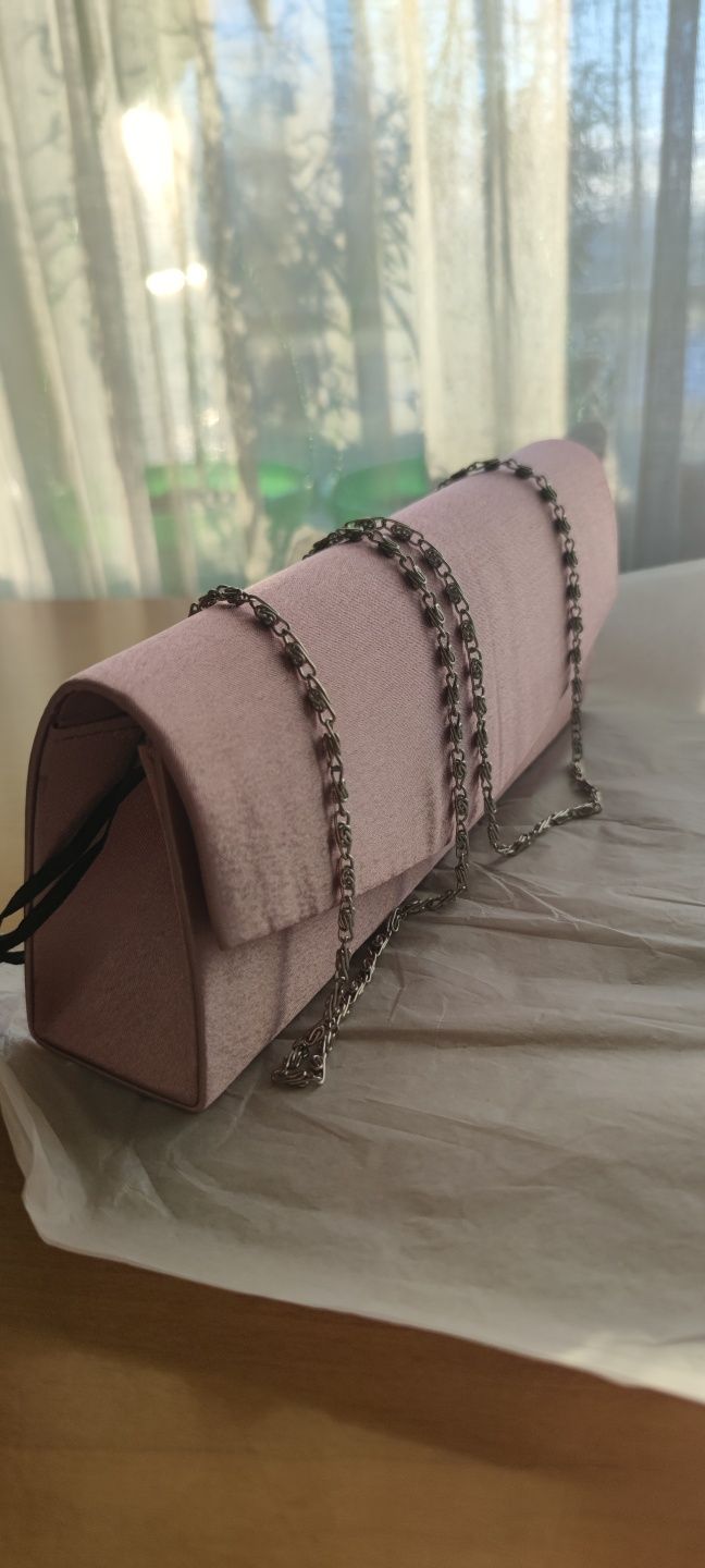 Жіноча Рожева маленька вечірня сумочка