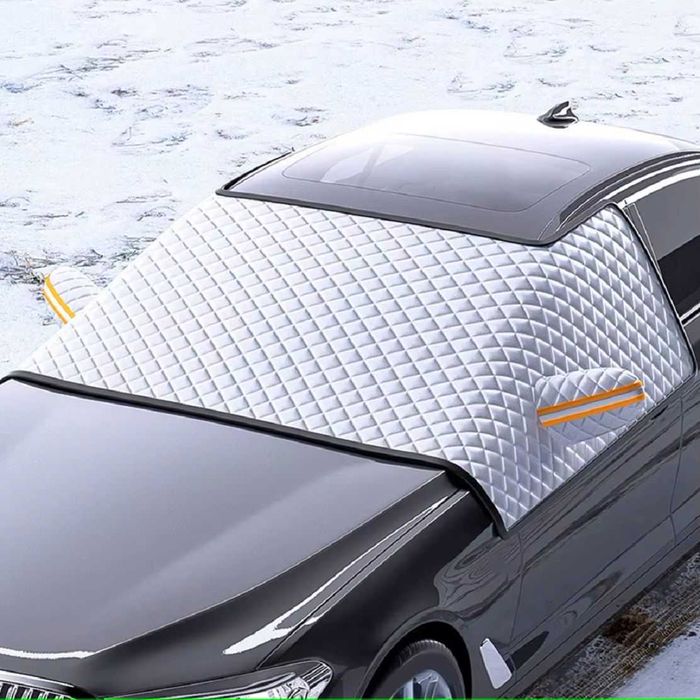 Osłona mata na szybę auta samochodu anty mróz śnieg magnetyczna