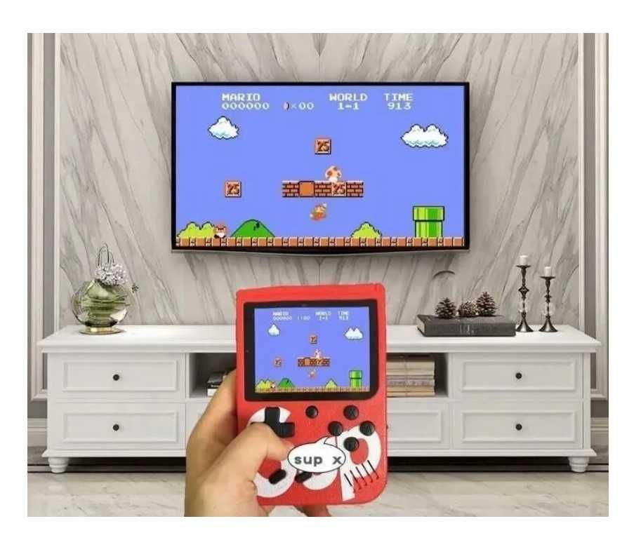 Konsola Retro 400 Gier Przenośna Telewizyjna Bezprzewodowa Mini Gra TV