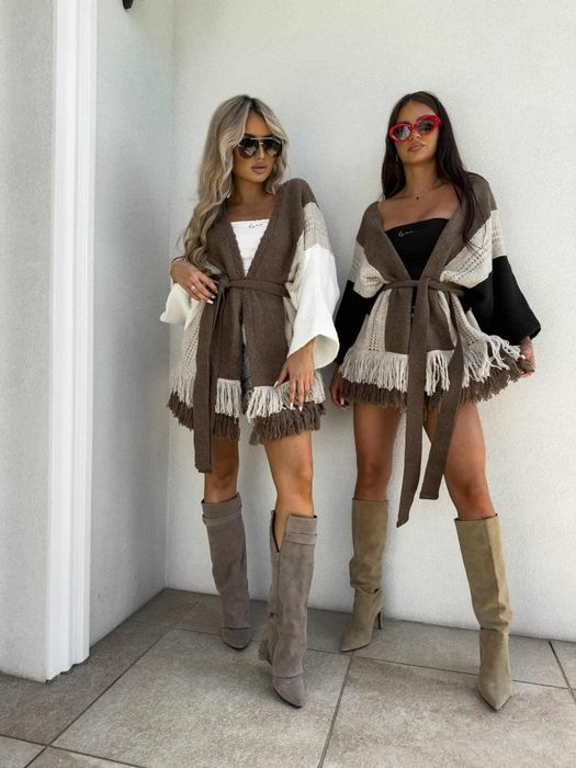 Kardigan sweterek jak sukienka by me oriana