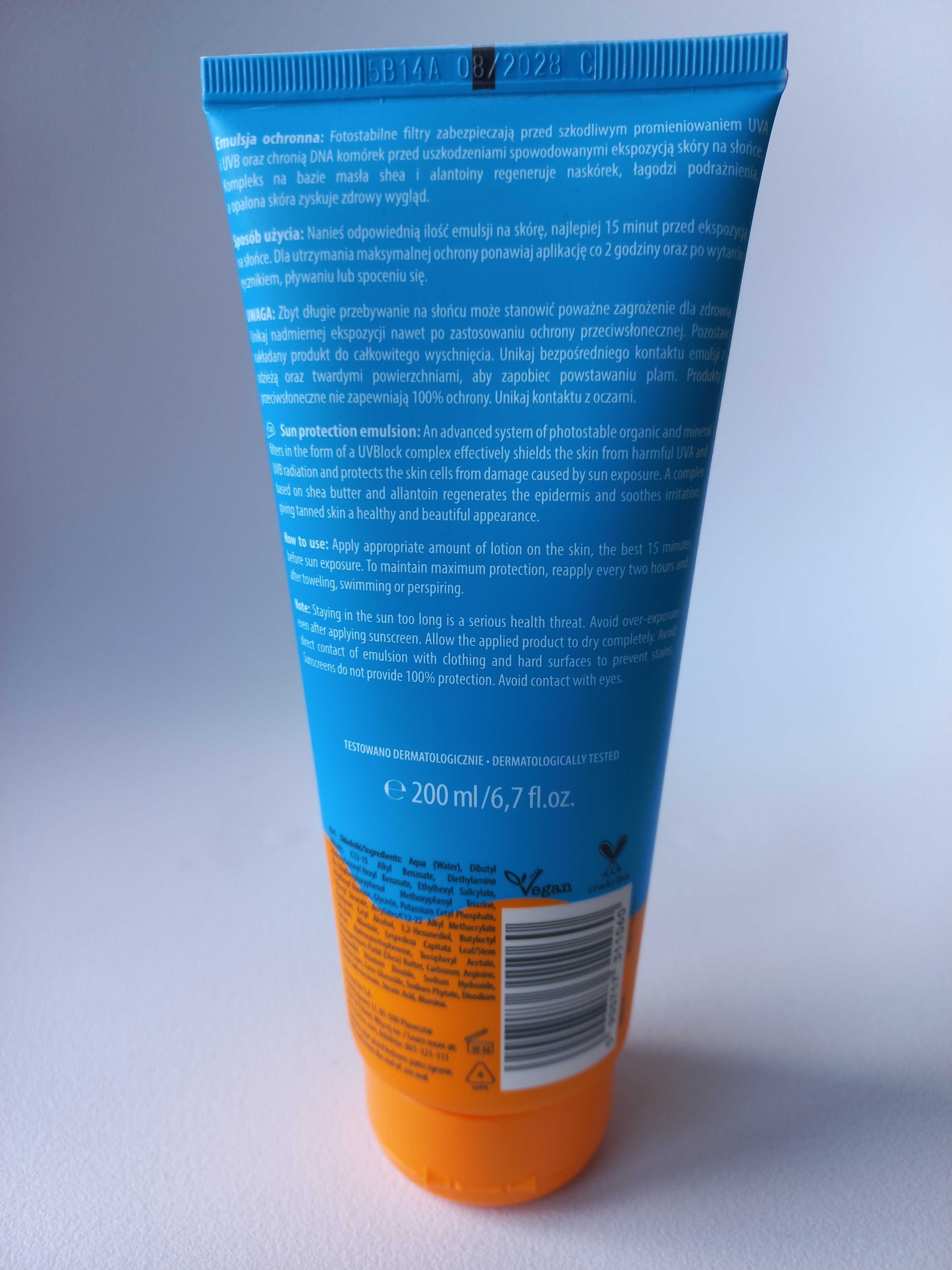 Lirene Emulsja ochronna do opalania SPF 50+ 200 ml