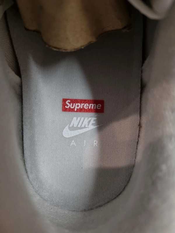 Dowód zakupu\Autentyzm*air NikeForce1Supreme Biały UnisexTrampki 38