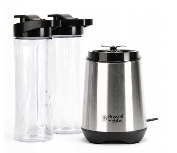 Blender kielichowy Russell Hobbs Mix & Go Steel 300 W srebrny