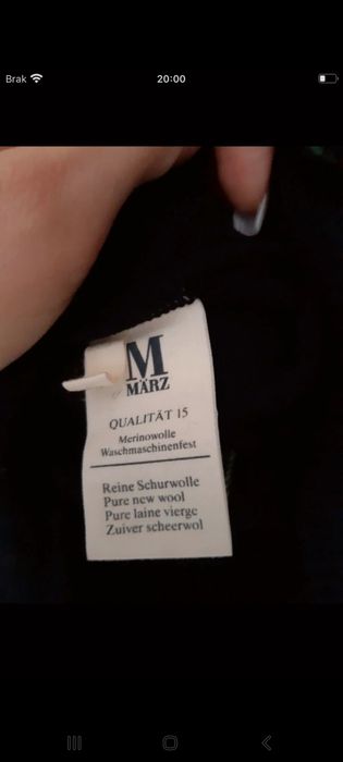 Okazja! Oryginalny sweter merino wool XL