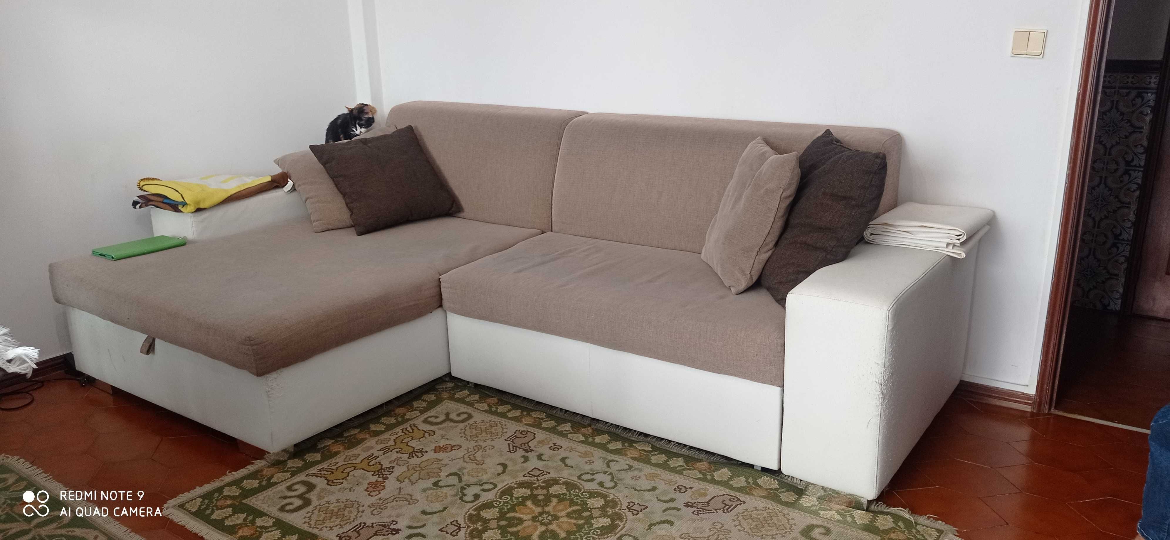 Sofa chaise longue c / cama