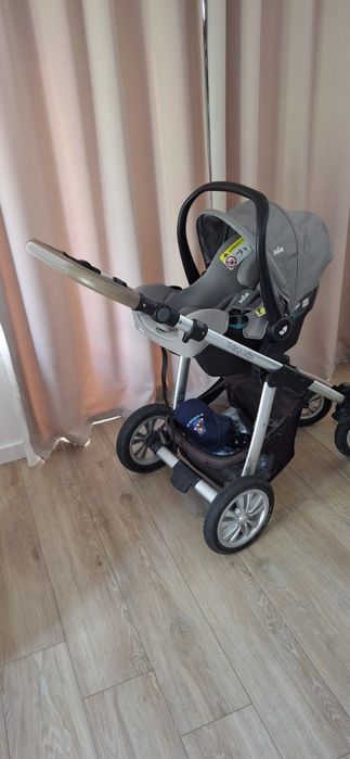 Cały zestaw: wózek 3w1, fotelik, baza Isofix