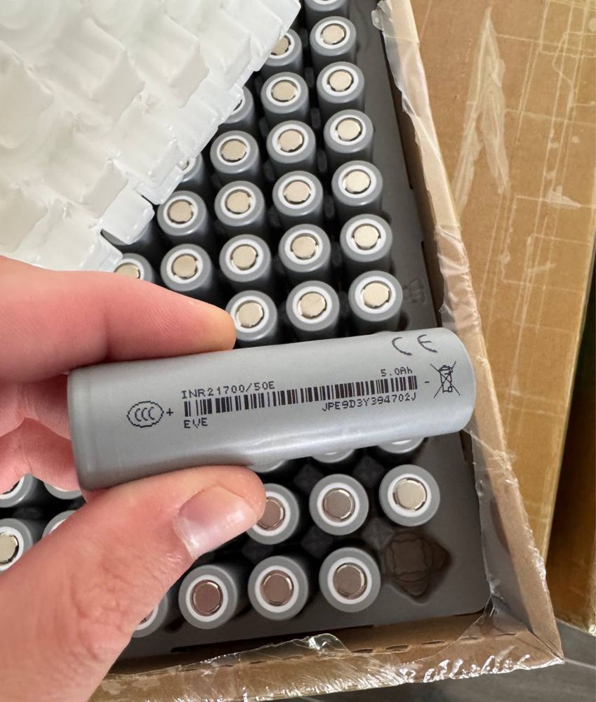 Аккумулятор 21700 EVE 50E 5000 mah