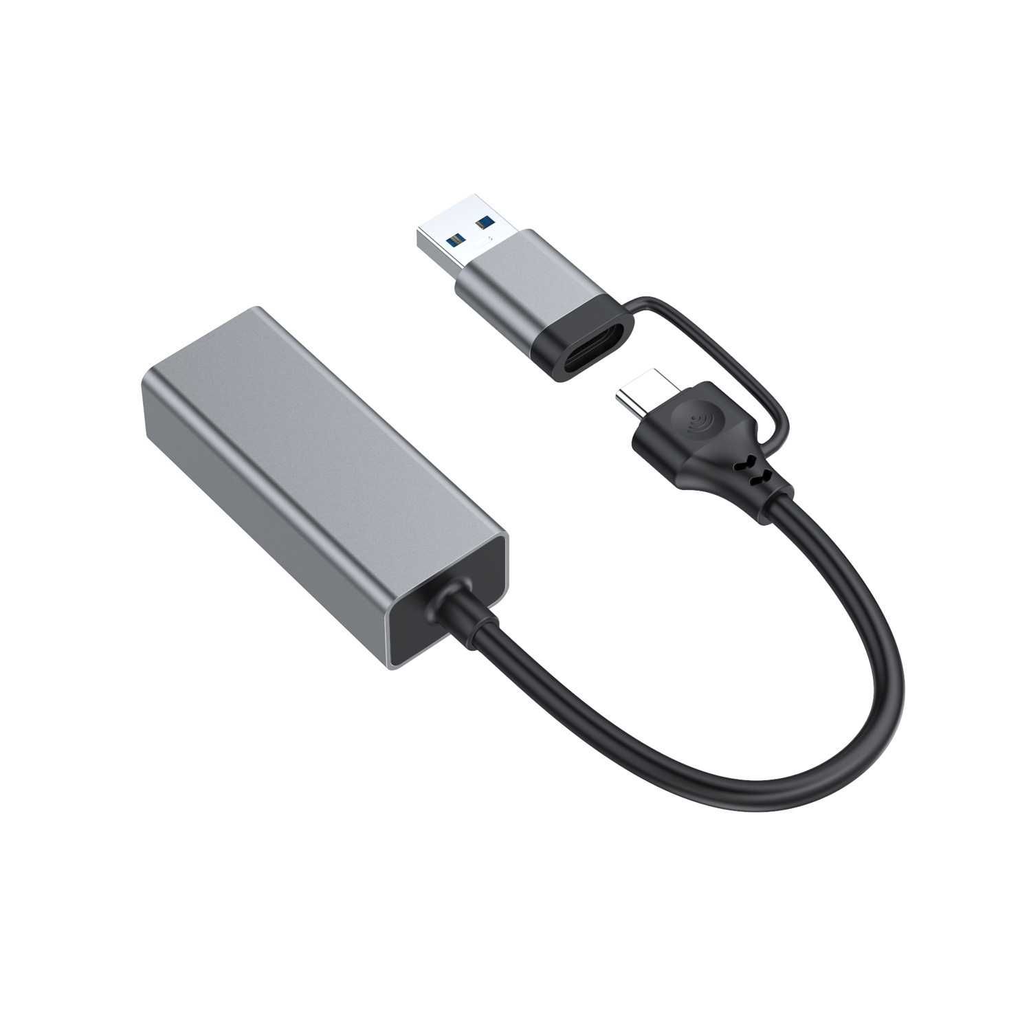 Адаптер переходник перехідник USB3.0 у  Ethernet Gigabit