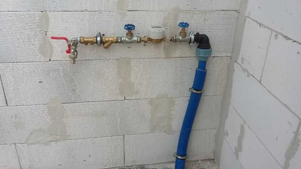 Przyłącza instalacje sieci wod kan deszczowe drenaż rozsączenia
