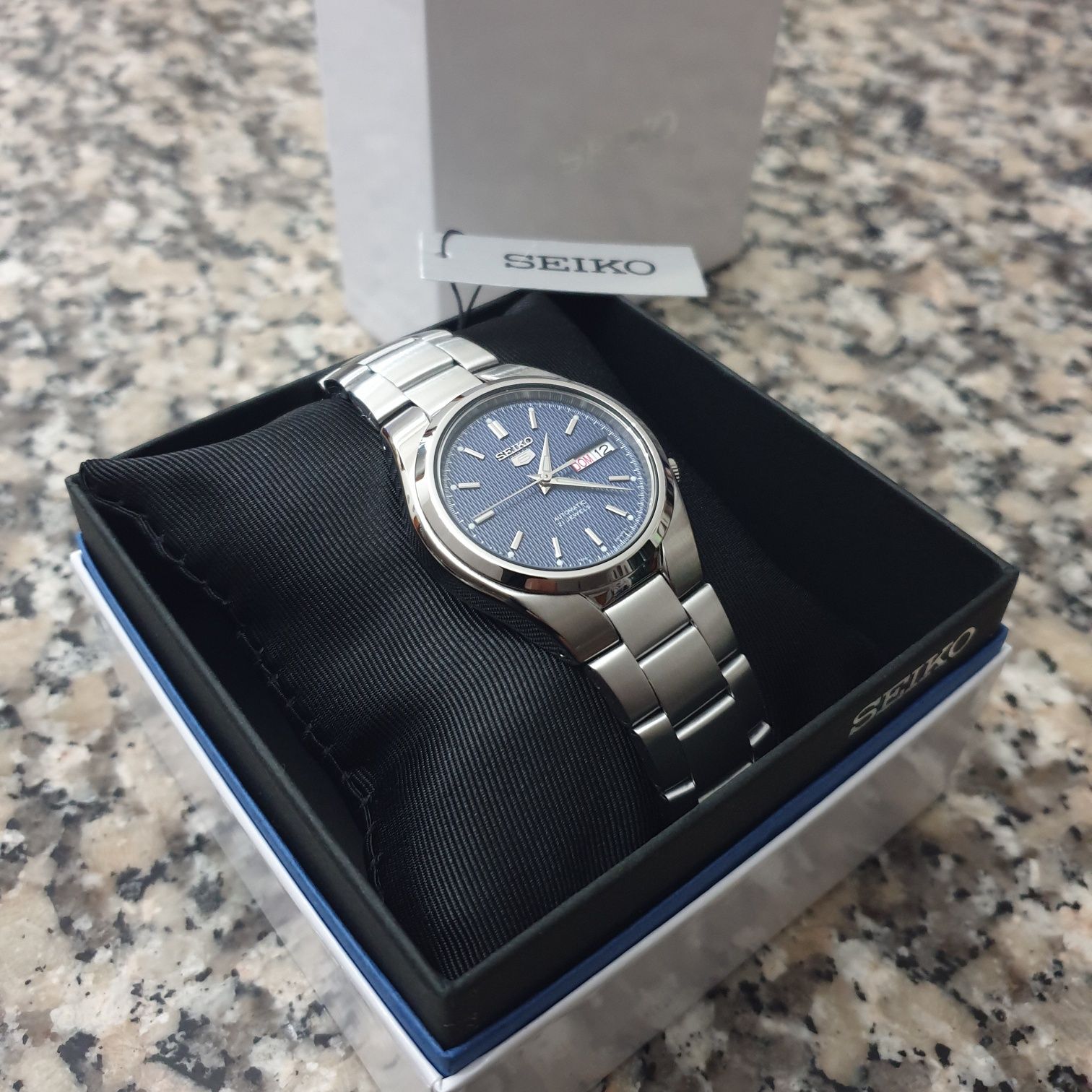 *NOVO* Seiko 5 Sports Automático SNK603K1 Azul (38mm)