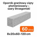 opornik granitowy 8x20x60-120