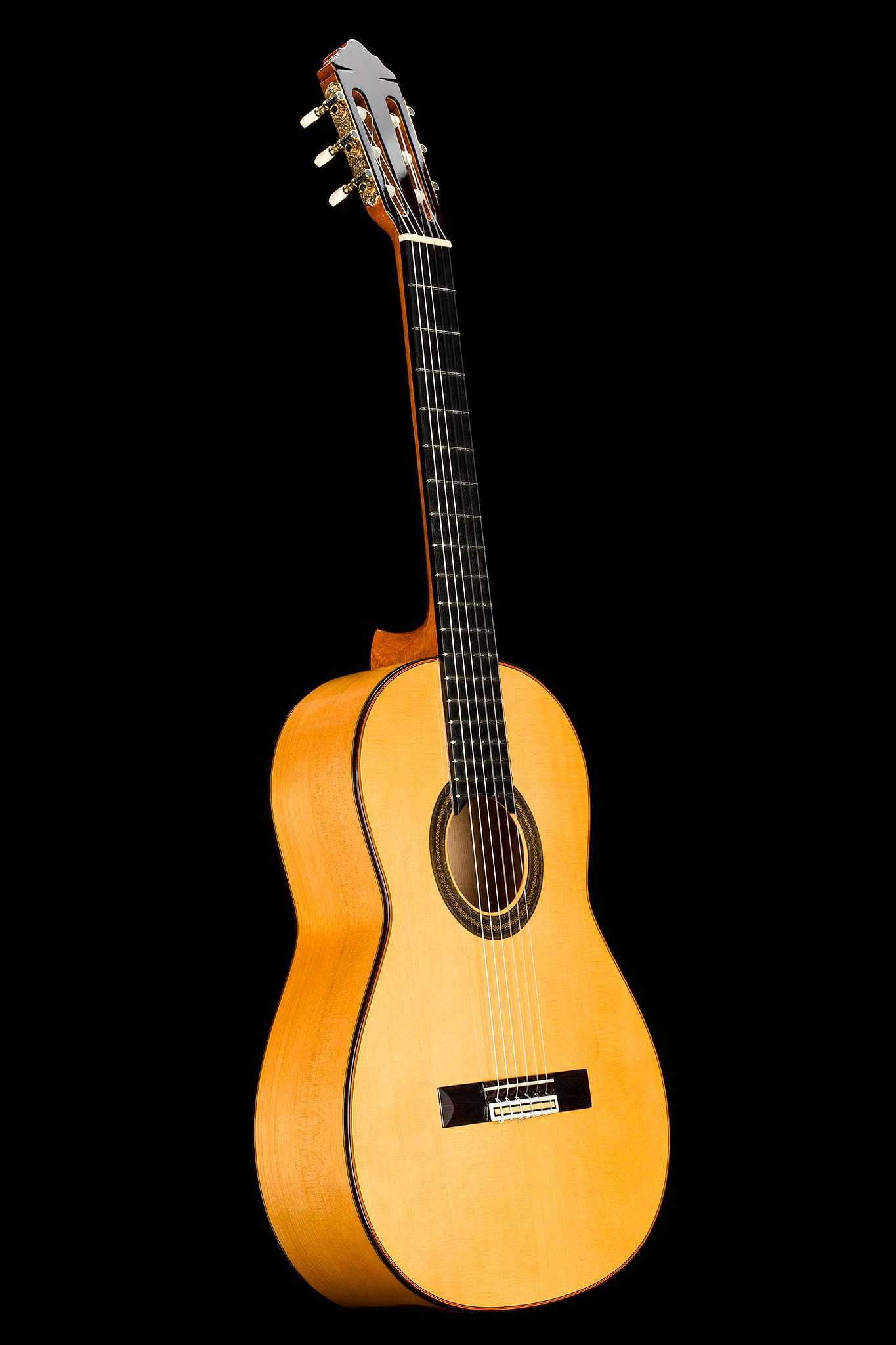 Gitara flamenco Teodoro Perez „Estudio” blanca