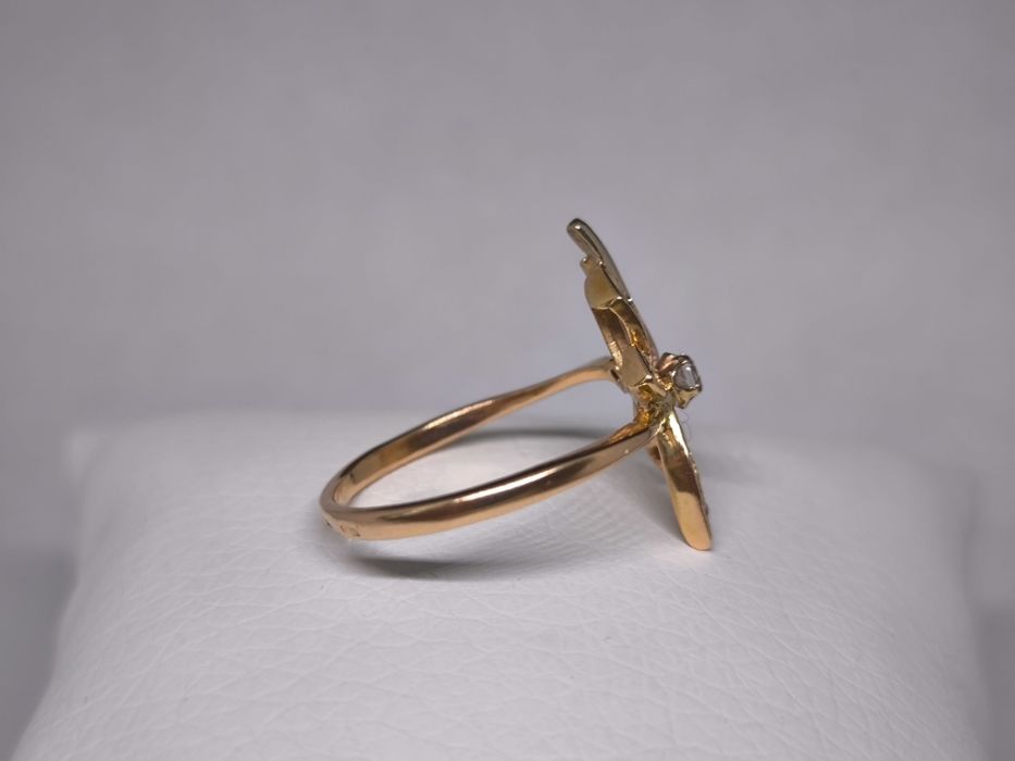 Кольцо золотое 20 размер