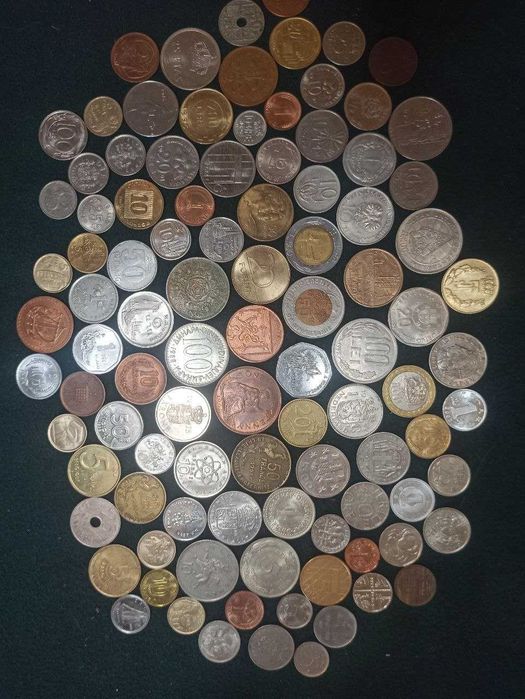 Набір монет світу 100 шт. - без повторів / набір №35