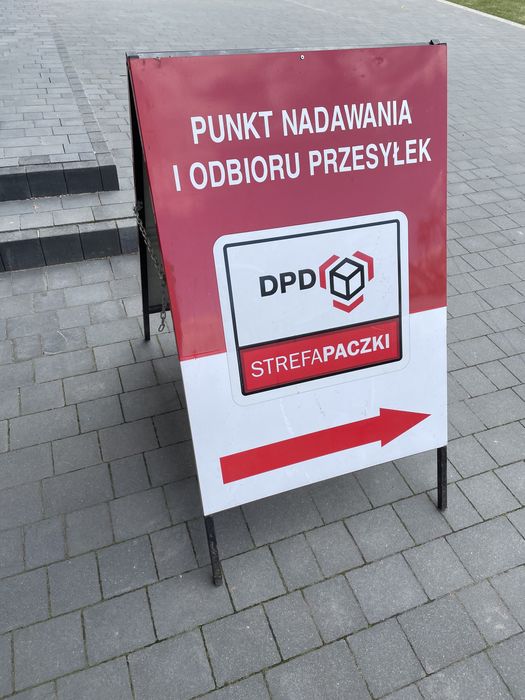 Potykacz stojak reklamowy dwustronny