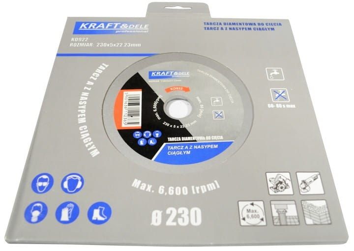 Tarcza do betonu 230x5,0mm  KD922