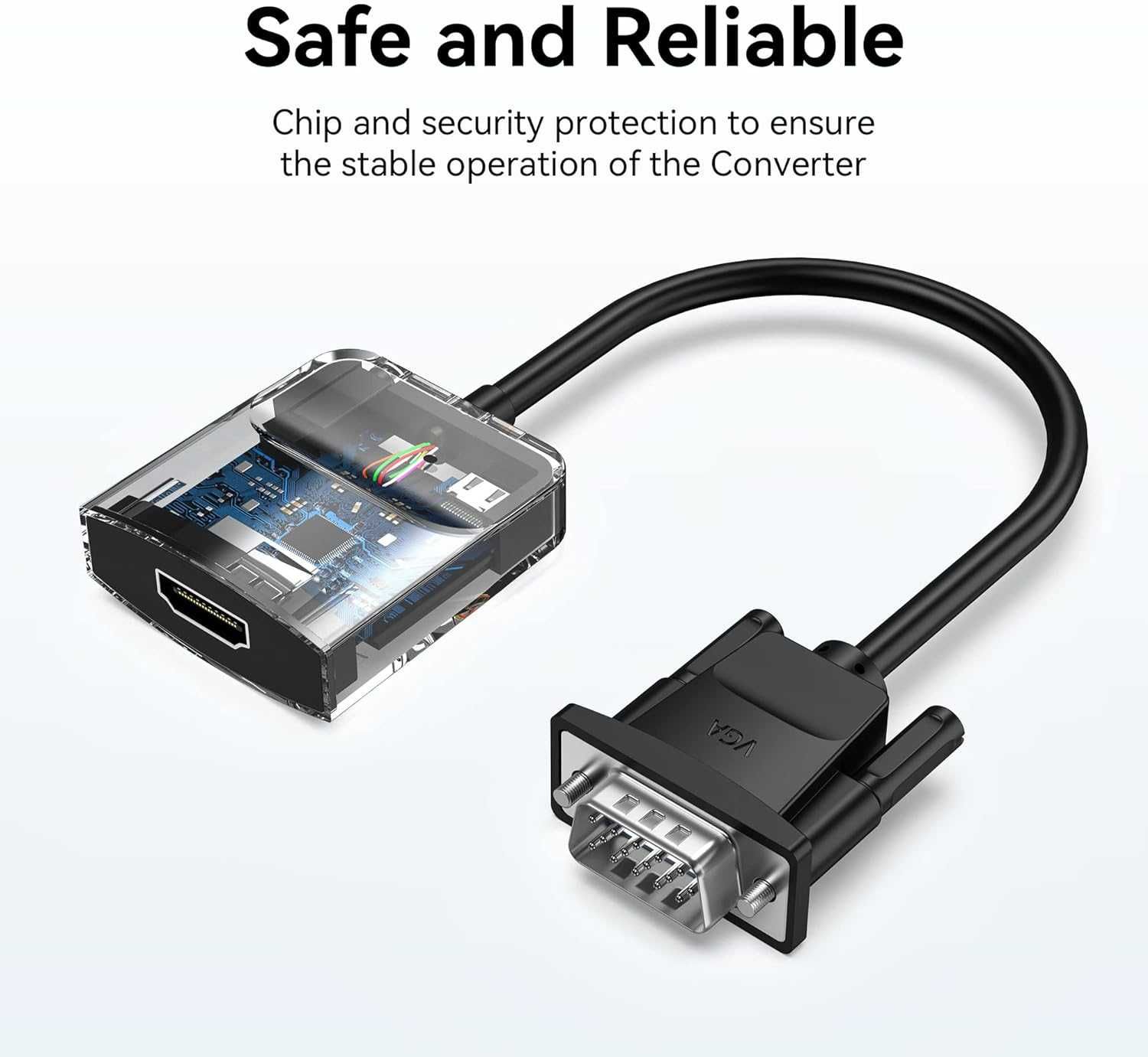 VENTION Adapter VGA na HDMI 1080P