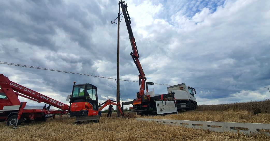 Usługi Dźwigowe HDS Stargard ,Transport Ciężarowy , minikoparka