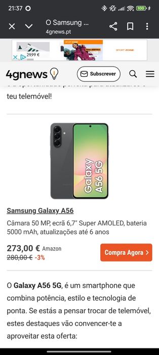 Samsung A 56 5g 256gb