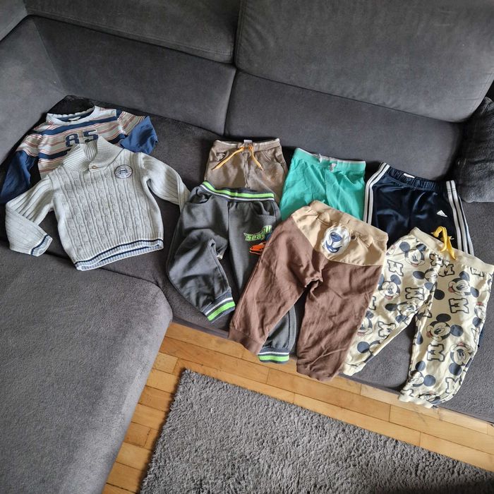 Paka ubranka dla chłopca od 80 do 98