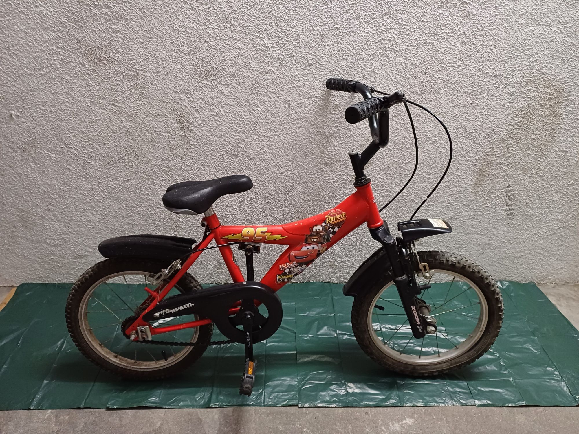 Bicicleta criança Faísca McQueen